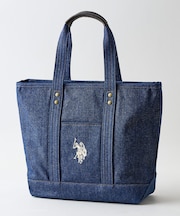 【U.S. POLO ASSN./ユーエスポロアッスン】リバイバルトート Mサイズ ミニトート キャンバス ロゴトートバッグ