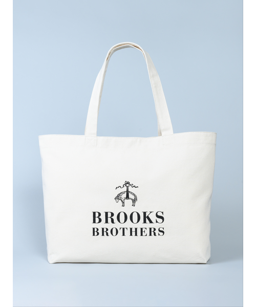 新品未使用の白い布製トートバッグ リサイクルキャンバス チャリティートートバッグ｜ブルックス