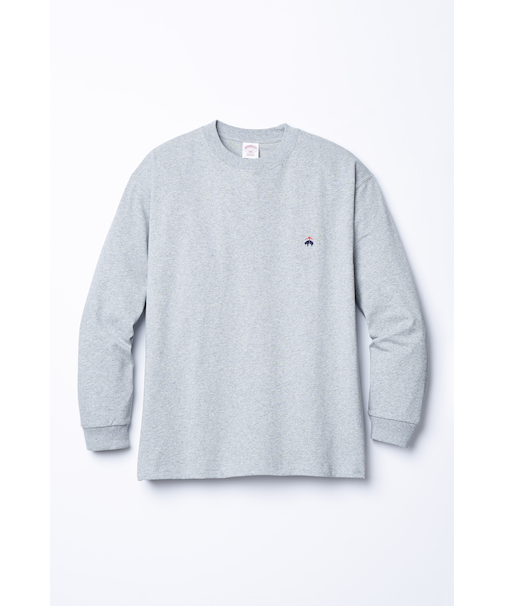 長袖　GFロゴ　Tシャツ　＃グレー