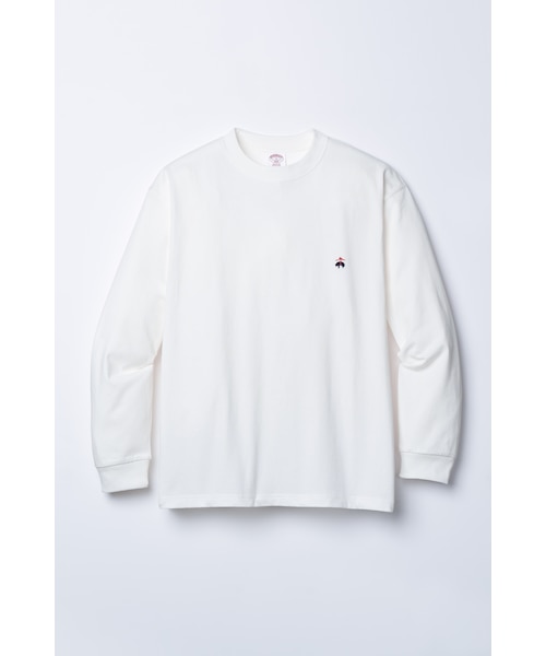 長袖 GFロゴ Tシャツ ＃ホワイト｜ブルックスブラザーズのアウトレット