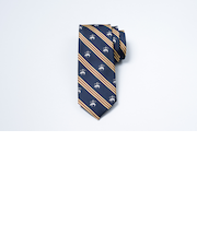 GFロゴ　ミニBB#1 ストライプ　レップタイ