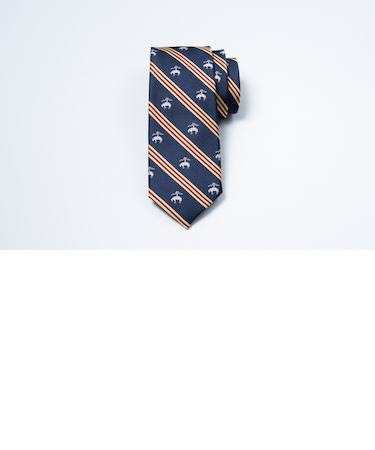 GFロゴ ミニBB#1 ストライプ レップタイ