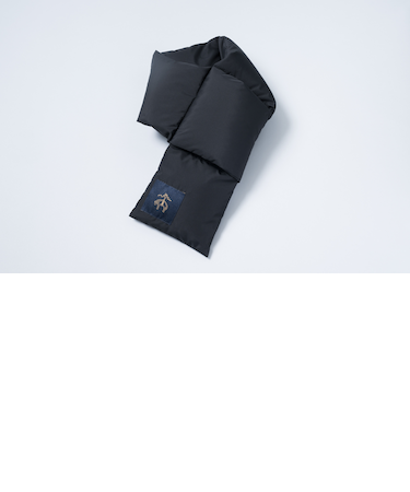 ダウンスカーフ　＃ブラック