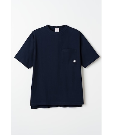 半袖 GFロゴ ポケット付Tシャツ #ネイビー