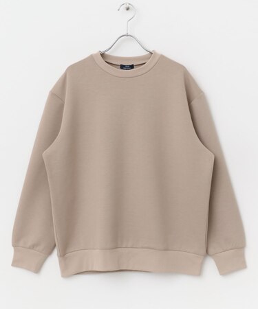 ストレッチダンボール クルーネックプルオーバー