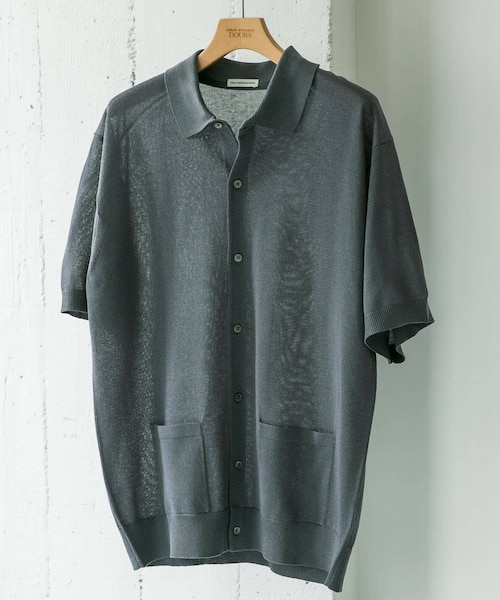 RINEN✖️ill シャツカーディガン WEB UP!! RINEN(リネン)× ill(イル) ◻︎強撚平織 カーディガン