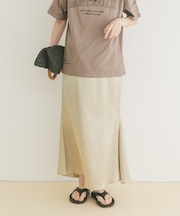 サテンマーメイドスカート