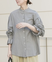 バンドカラーソデタックカットソー