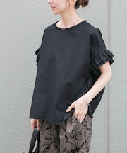 ダブルフリルブラウス