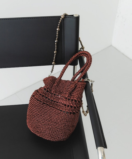 ビーズショルダーバッグ