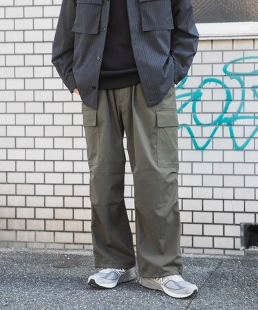 ウエストイージー ポリツイル カーゴパンツ