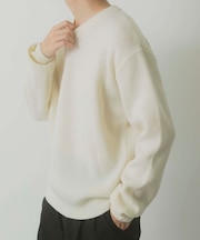 タスマニア メリノウール100 Vネックニット