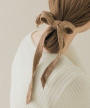 ニットリボンヘアカフセット