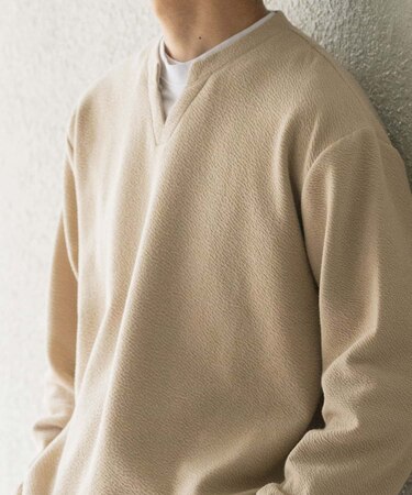 フェイクレイヤード ジャカード スキッパー