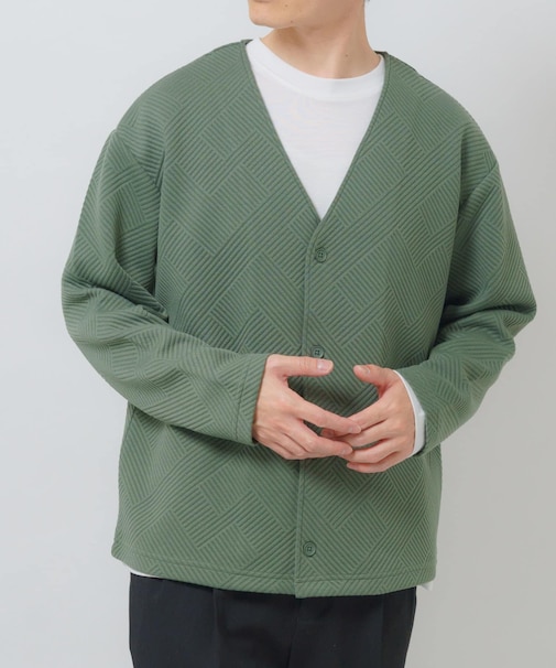 ジャカードカーディガン+インナー セット