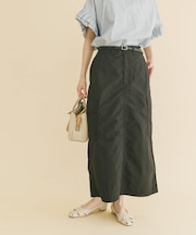 ベルト付きカーゴスカート
