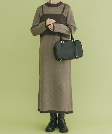 ビスチェニットワンピース