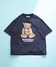 Teddy Bear クルーネックプリントTシャツ