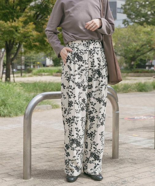 『洗濯可』コーデュロイストレートパンツ