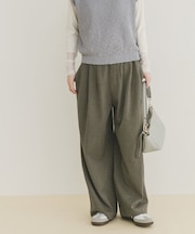 ウールライクイージーパンツ