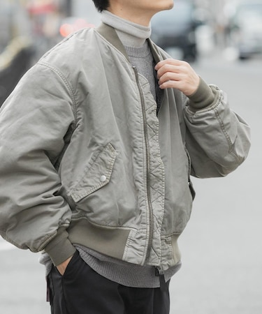 ピグメントダイ オーバーサイズMA-1