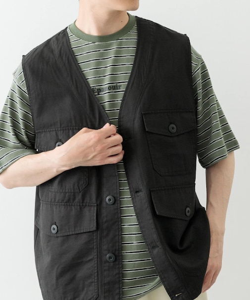 マルチポケットVネックベスト