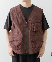 『セットアップ対応』Nylon Paisley Vest
