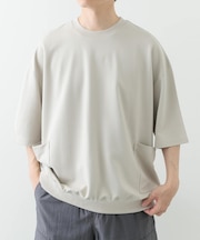 サイドストレージ半袖ポンチTops