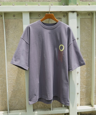 フリンジ刺繍T-shirts Circle
