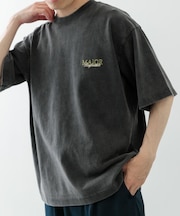 パウダー加工天竺半袖Tシャツ