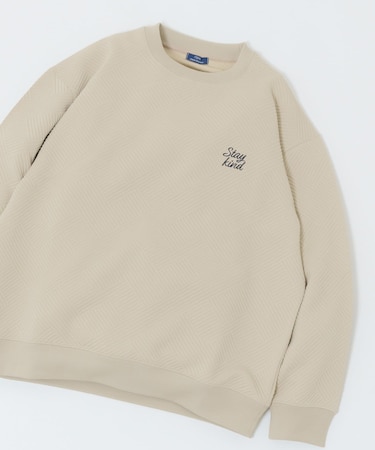 刺繍ジャカードロングスリーブカットソー