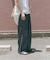レーヨンデニムワイドパンツ