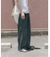 レーヨンデニムワイドパンツ