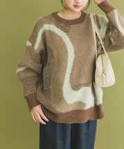 フェザージャガードニット