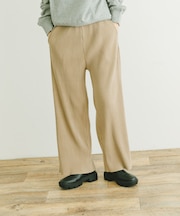 プリーツシャーリングパンツ