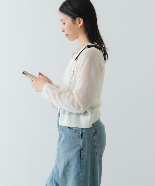 『別注』BEAURE×RODESKO　レザーコンビモバイルストラップ