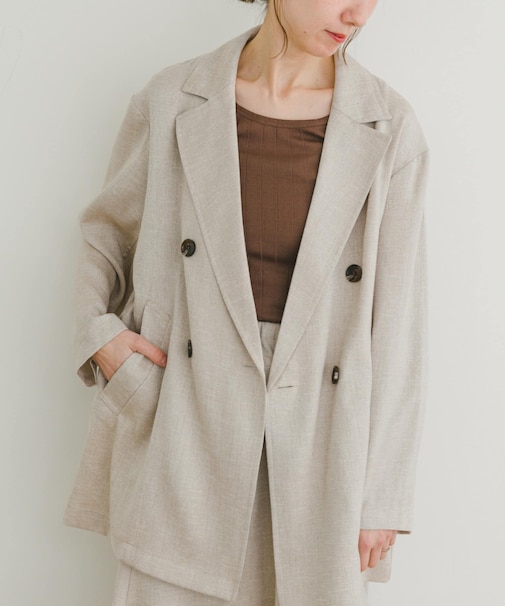 リネンライクジャケット