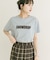 フロッキープリントTシャツ