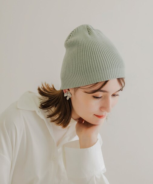 リブニットビーニー
