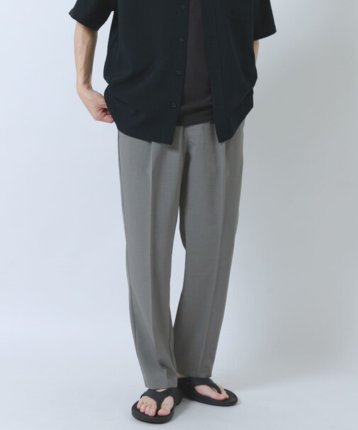 『イージーケア／吸水速乾／接触冷感』高機能ドライタッチイージートラウザー(楽着シリーズ)