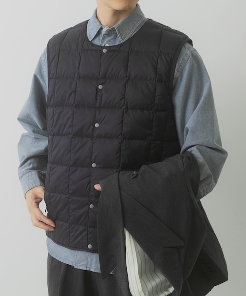 TAION CrewNeck Button Down Vest