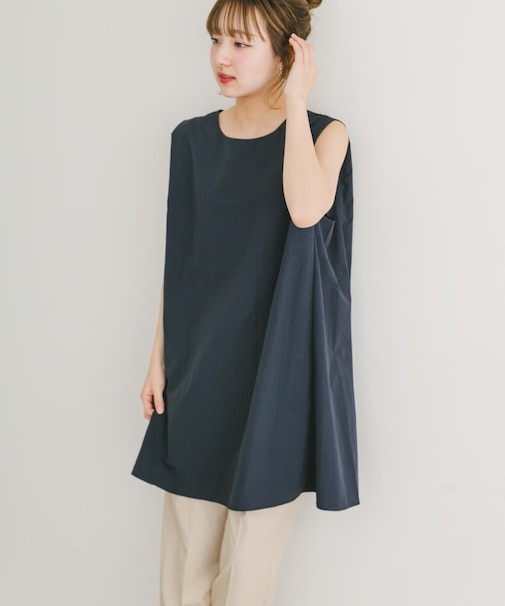 Aラインフレアブラウス