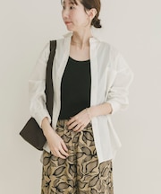 レギュラーカラー刺シュウシャツ