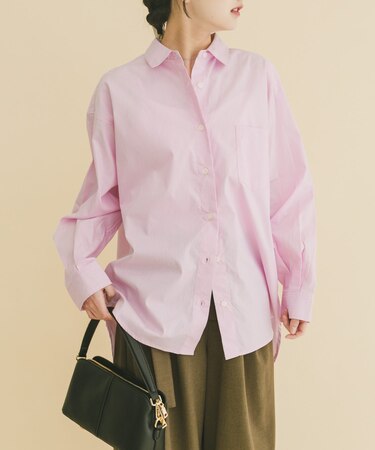 レギュラーカラー刺シュウシャツ