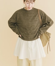 ニットソー×ブラウスセット