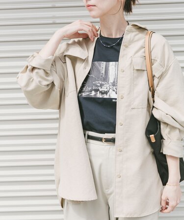 ピーチスキンシャツ