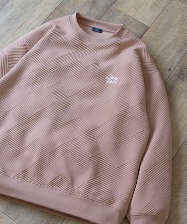 刺繍ジャカードロングスリーブカットソー