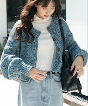 2WAYミックスカラーニット