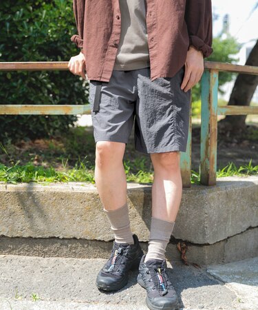 『撥水／イージーケア／接触冷感／UVカット』タスランナイロンウェビングベルトショーツ