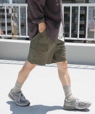 ウエストイージーポリカーゴショーツ